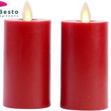 LED Flameless Candle (Red)