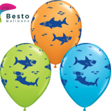 Customized Baby Shark Double Side Print Balloons