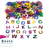 Confetti Multicolor Alphabets