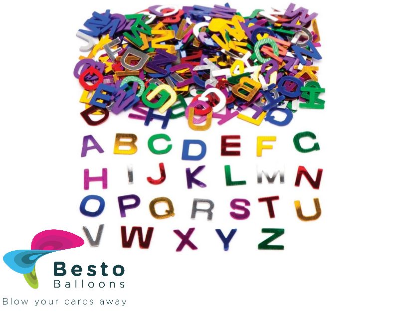 Confetti Multicolor Alphabets
