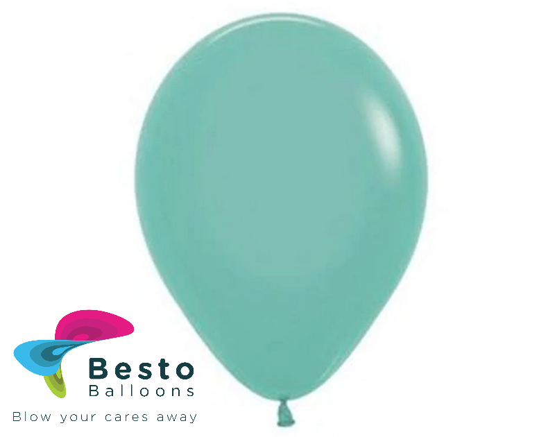 Aquamarine Latex Balloon 9 inch
