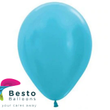 Baby Blue Latex Balloon 9 inch