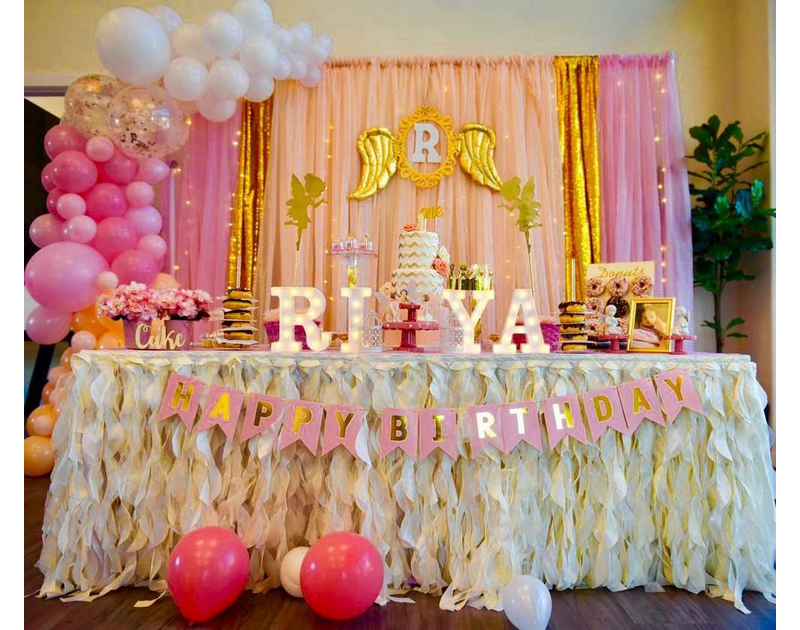 Peach Party Theme Decoration
