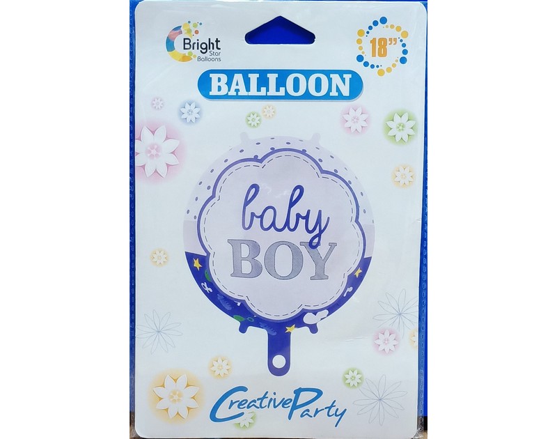 Baby Boy Foil Balloons 18 inch