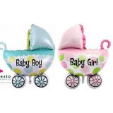 Baby Carriage Shaped Foil Balloon