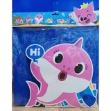 Baby Shark Happy Birthday Chain Large Pink