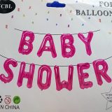 Baby Shower Alphabet Foil Balloons