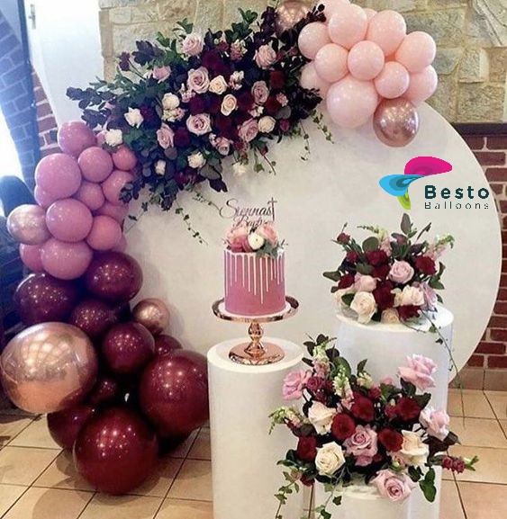 Berry Blush Balloon Garland Decoration
