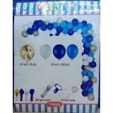 Blue White & Golden DIY Balloon Garland Kit
