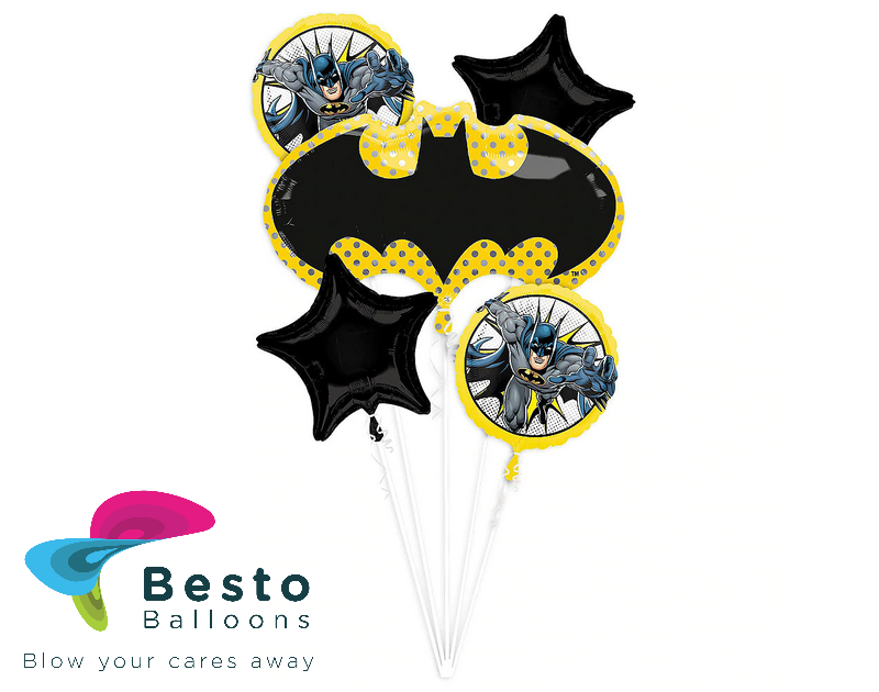 Batman 5 pc Foil Balloon Set
