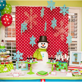 Snowman Theme Party Decoration
