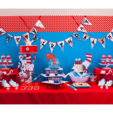 Cat In The Hat Theme Party Decoration