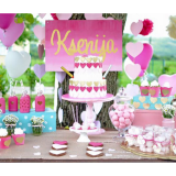 Pink Ombre's Party Theme Party Decoration