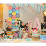 Cute As Button Theme Party Decoration