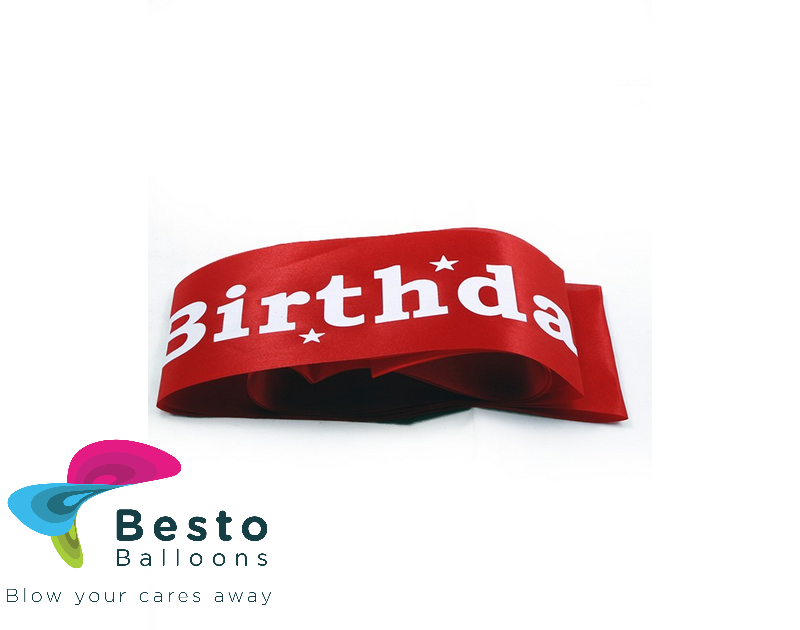Happy Birthday Sash