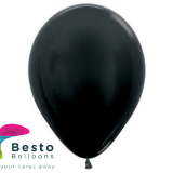 Black Latex Balloon 9 inch