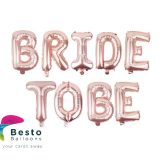 Bride To Be Alphabets Foil Balloons Set 16"