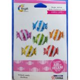 Sweet Candy Striped Shaped Foil Balloon
