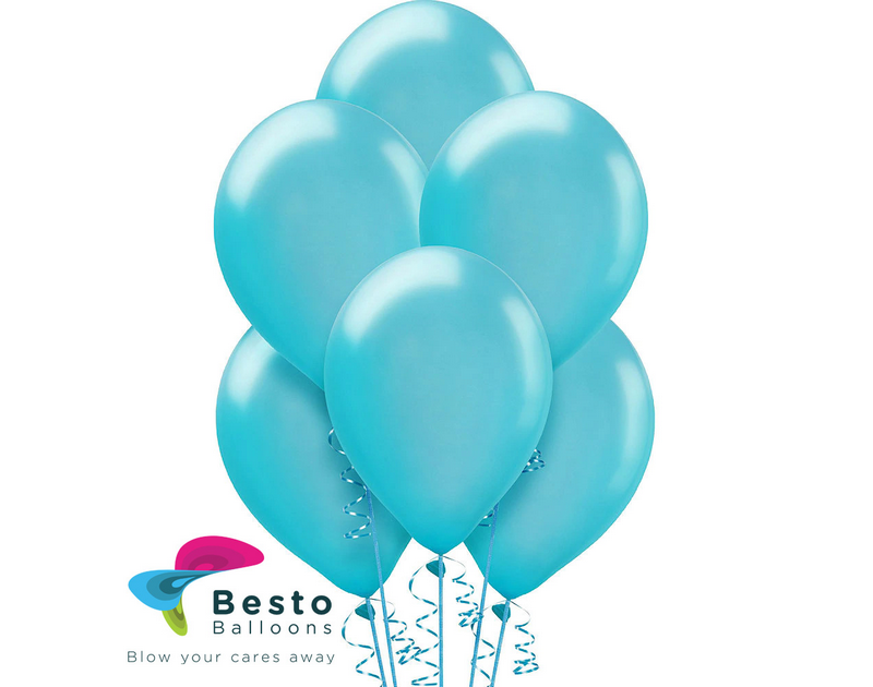 Aqua latex Balloon 12 inch