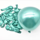 50 Pcs Chrome Latex Balloons Super Metallic 10"