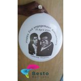 Customised Printing on Heart Foil Balloon Single Color Double Side