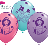 Customized Disney Princess Jasmine Double Side Print Balloons