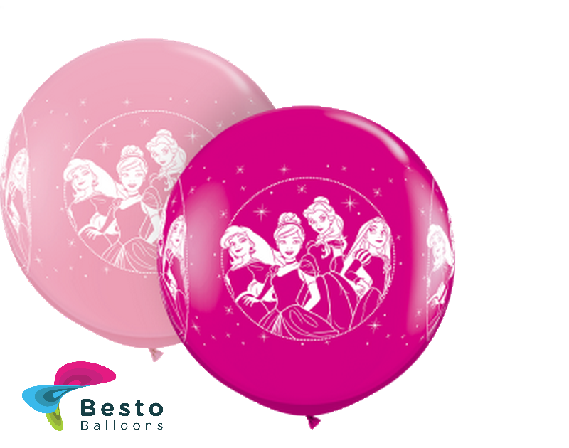 Customized Disney Princess Double Side Print Balloons