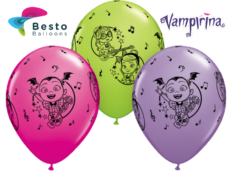 Customized Disney vampirina Double Side Print Balloons