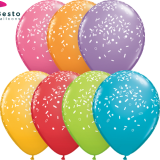 Customized Dots And Sprinkle Double Side Print Balloons