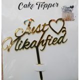 Just Nikahfied Acrylic Cake Topper