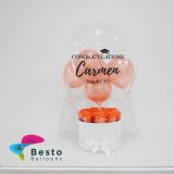 Orange Rose Hot AirBalloon Basket (Custom Printed)