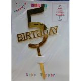 Fifth Birthday Cake Toppers