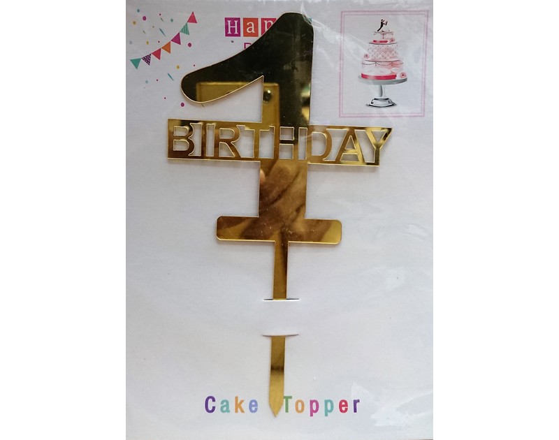 First Birthday Cake Toppers