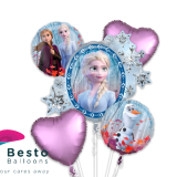 Frozen 5pcs Foil Balloons Set