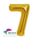 Number Foil Balloon 7 Golden