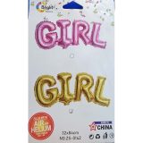 Girl Alphabet Foil Balloon