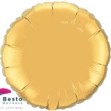 Gold Circle Shape Foil Balloon