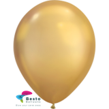 Golden Chrome Latex Balloon 12 inch 50Pcs Pack