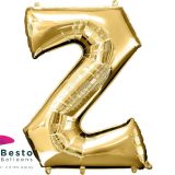 Golden Alphabet Foil Balloon "Z"
