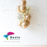 Latex Balloon Bouquet Golden