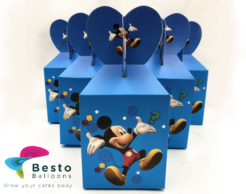 Mickey Mouse Goodie Boxes 10 pc