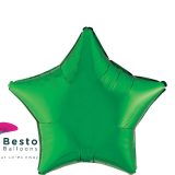 Green Star Shape Foil Balloon