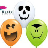 Customized Halloween Face Double Side Printed Balloons (2)