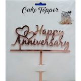 Acrylic Happy Anniversary Cake Toppers