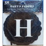 Happy Birthday Banner Black