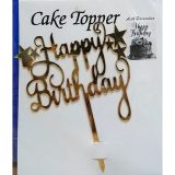 Acrylic Happy Birthday Cake Toppers