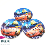 Disney Cars Mc Queen Theme Paper Plates 10pc