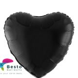 Black Heart Shape Foil Balloon