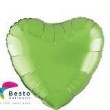 Light Green Heart Shape Foil Balloon