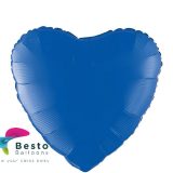 Royal Blue Heart Shape Foil Balloon